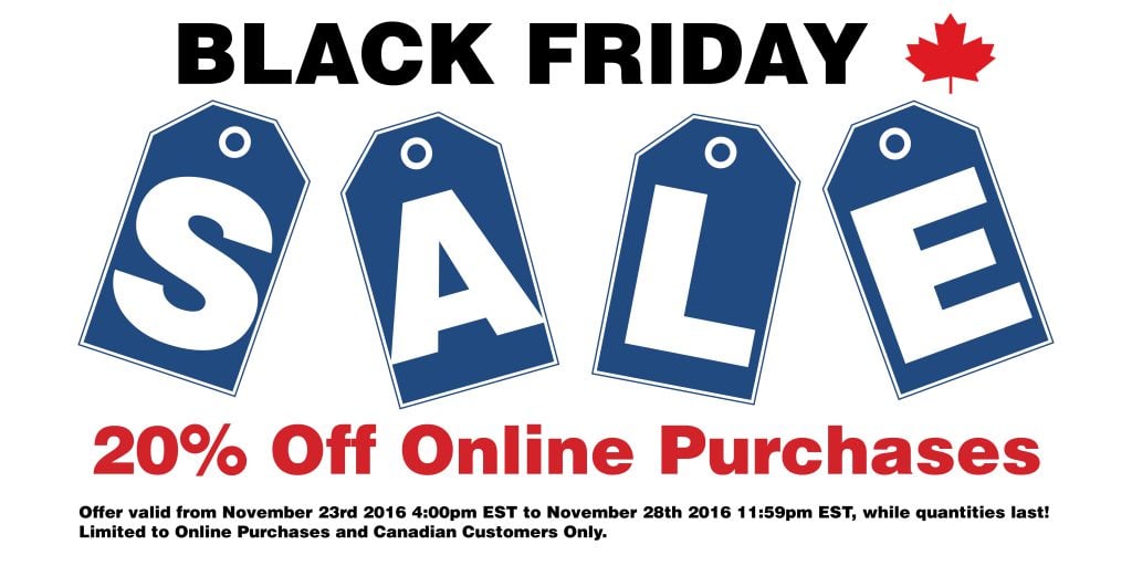 Black Friday Sale 2016 - CAD